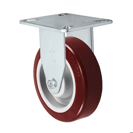 Durastar Caster; 4 x 1.25 Rigid Fork; 4 x 1.25 DURATOUGH Polyurethane l Polyole 24CR414PTU11J-02